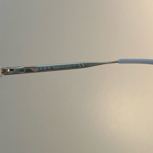 Lilac and Gold Prada Sunglasses - Picture 6 of 9